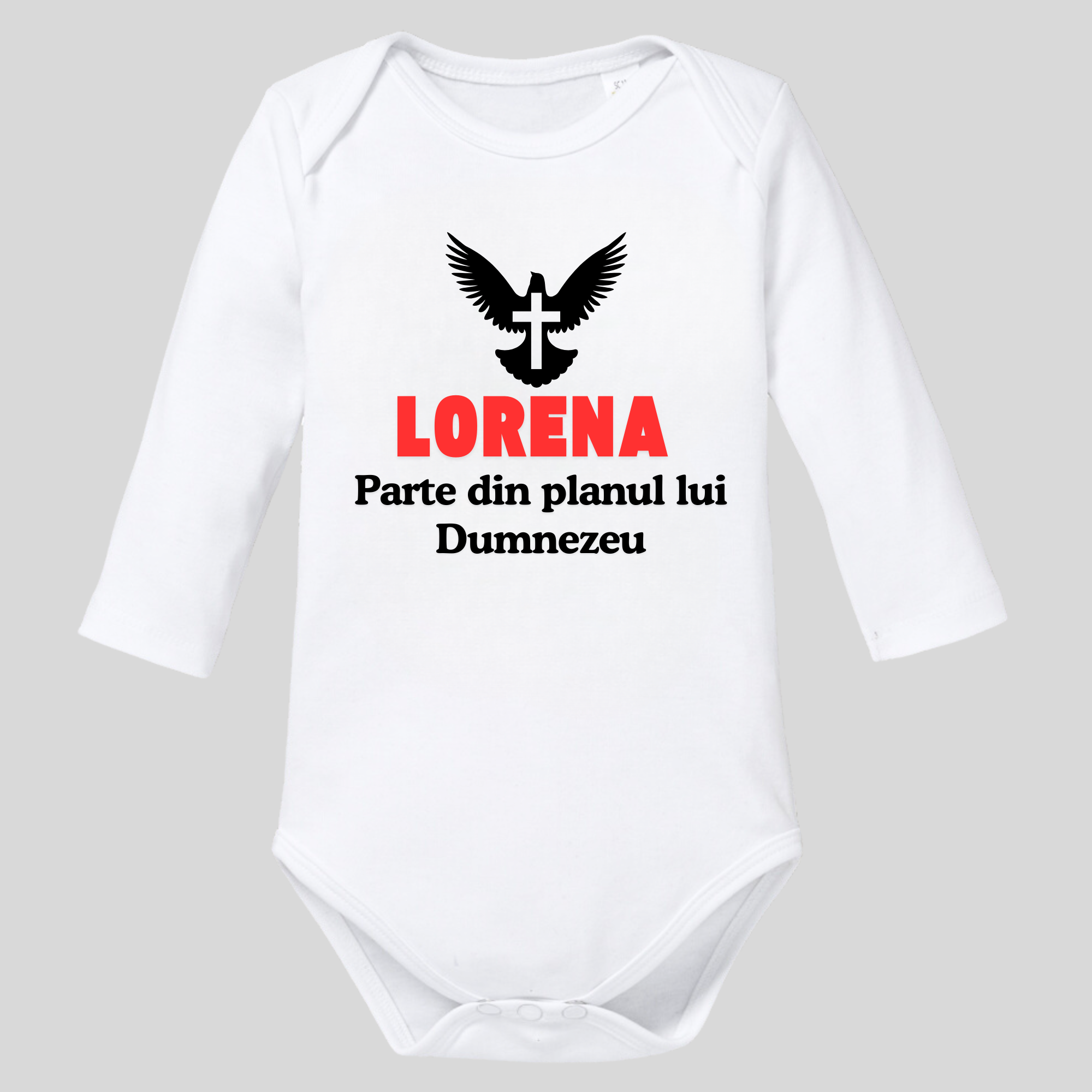 Body personalizat, pentru fete, cadou crestin